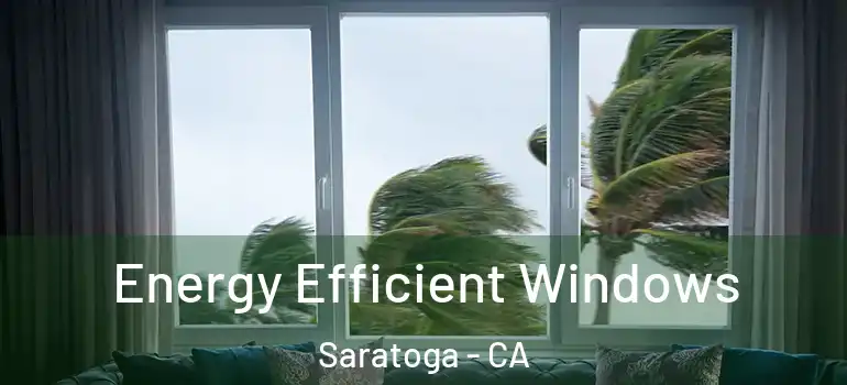  Energy Efficient Windows Saratoga - CA