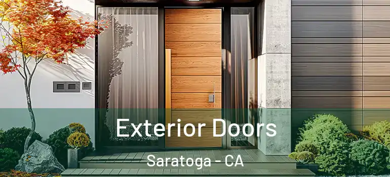  Exterior Doors Saratoga - CA
