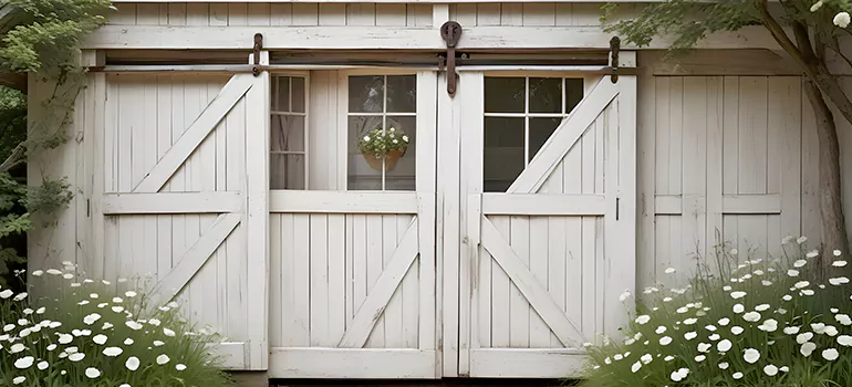 Rear Barn Door Repair in Saratoga, CA