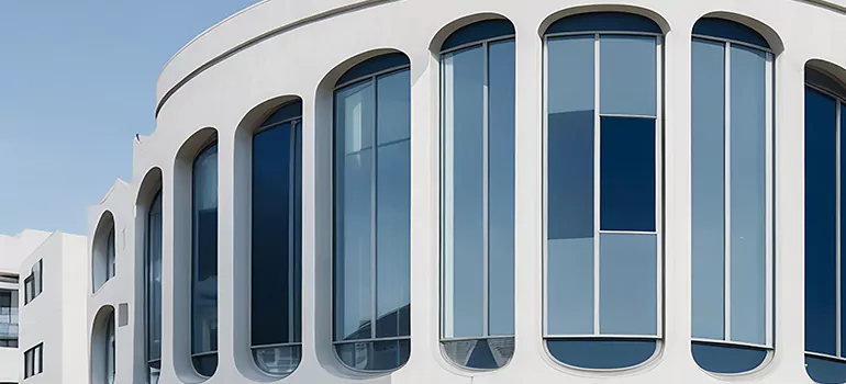 Geometric Window Curtains in Saratoga, CA