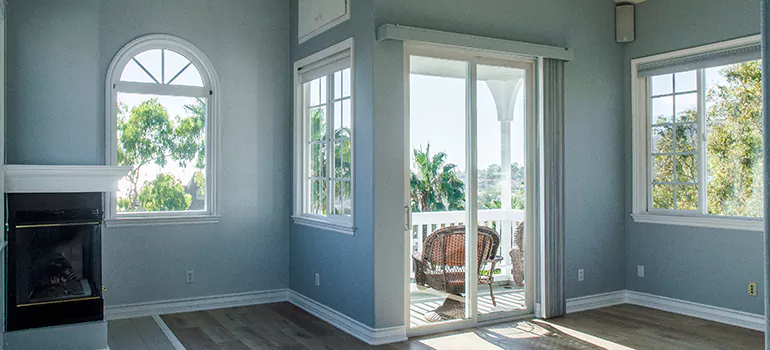 Tempered Glass Sliding Door inSaratoga, CA