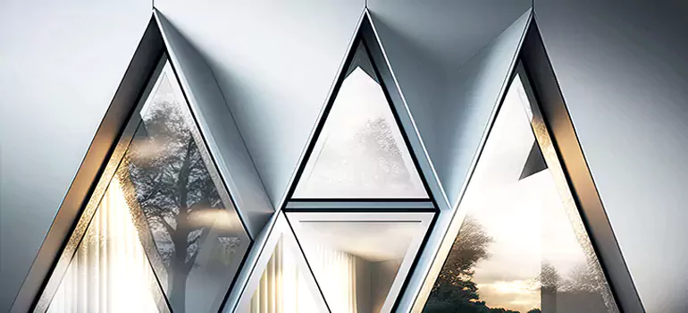 Trapezoid Window Design in Saratoga, CA