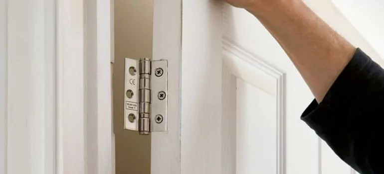 Bathroom Stall Door Hinge Repair in Saratoga, CA