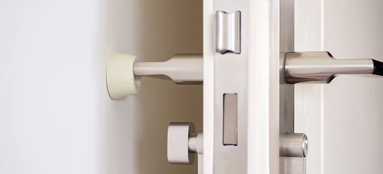 Half Moon Door Stop Installation in Saratoga, CA