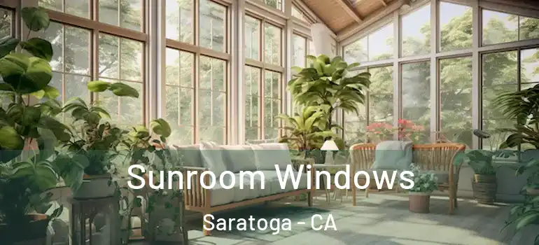  Sunroom Windows Saratoga - CA