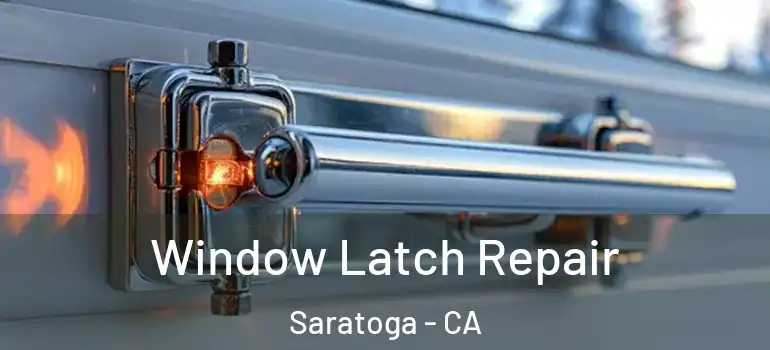  Window Latch Repair Saratoga - CA